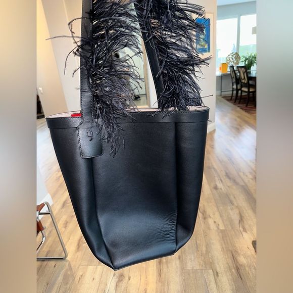 Valentino Handbags - valentino by your side feather bucket bag retail $2,795